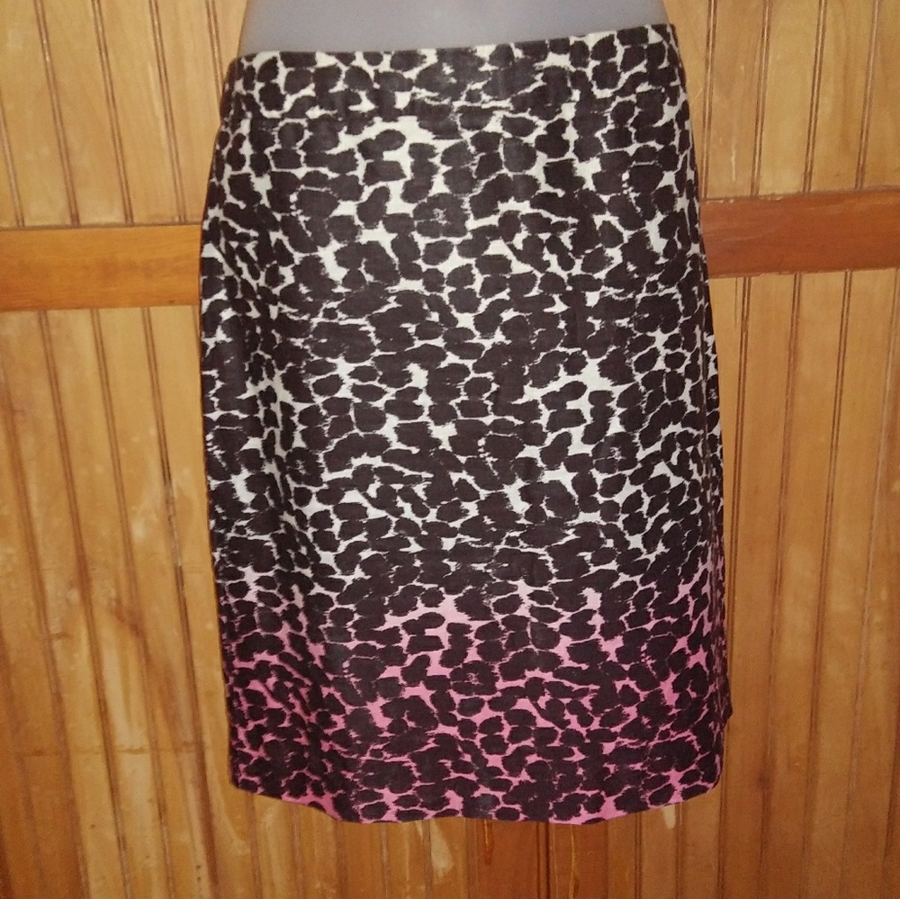 J Crew Linen Ponte Skirt